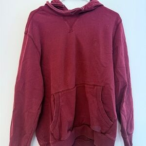 Izod Men's Maroon Hoodie Sweater